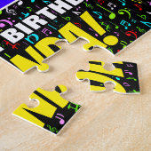 57. Geburtstag — Spaß, farbenfrohe Musiksymbole &  Puzzle (Seite)