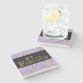 57. Geburtstag Steinuntersetzer (Seitenansicht)