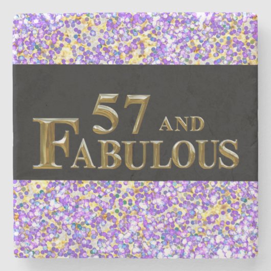 57. Geburtstag Steinuntersetzer (Vorderseite)