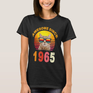 57. Geburtstag Vintage Katze Phantastisch seit 196 T-Shirt