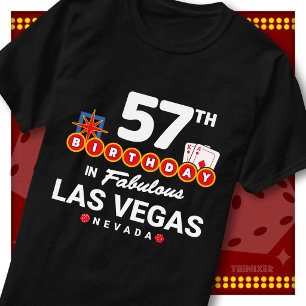 57. Geburtstagsfeier-Crew Las Vegas Willkommenssch T-Shirt