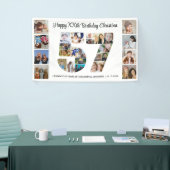 57. Geburtstagsfeier Nummer 57 Fotocollage Banner (Messeveranstaltung)