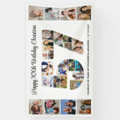 57. Geburtstagsfeier Nummer 57 Fotocollage Banner (Vertikal)