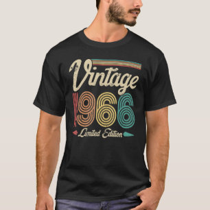57 Jahre alt, geboren 1966, Vintage 57. Geburtstag T-Shirt