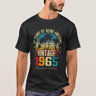 57 Jahre alt, Phantastisch Vintag 1965 57. T-Shirt