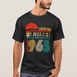 57 Jahre alte Legende seit Oktober 1965 57. Geburt T-Shirt