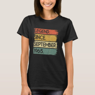 57 Jahre alte Legende seit September 1965 57. Gebu T-Shirt