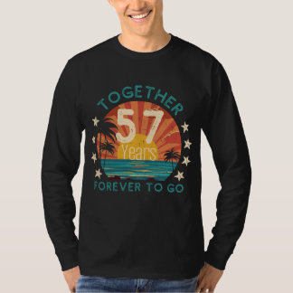 57 Jahre Liebe: Forever Together T-Shirt - Feiern