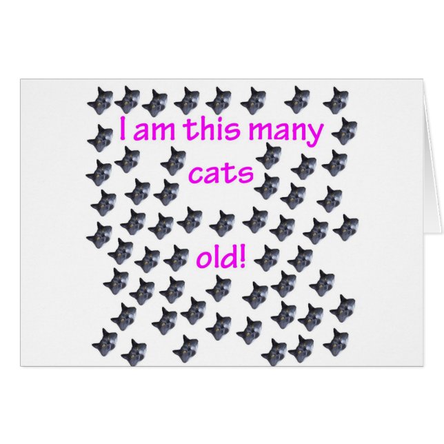 57 Katzen-Köpfe alt (Vorderseite (Horizontal))