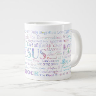 57 Namen der JESUS JUMBO-Tasse - mehrfarbige Paste