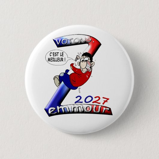 57mm, Zemmour 2027 Button (Vorderseite)