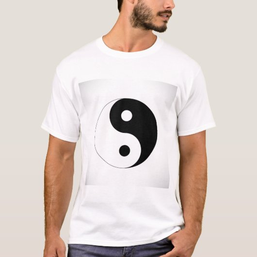 5854Yin Yang-Symbol T-Shirt (Vorderseite)