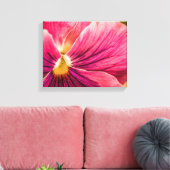 5880-Rote Pansy Leinwanddruck (Insitu (Wohnzimmer))