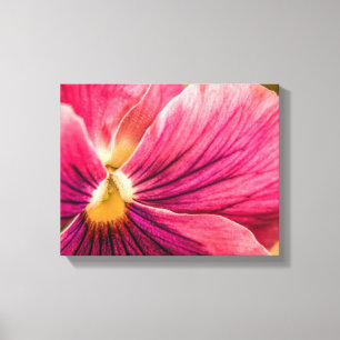 5880-Rote Pansy Leinwanddruck