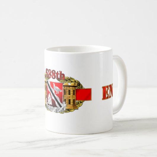 588th Ingenieur-Bataillon Kaffeetasse (VorderseiteRechts)
