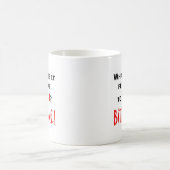 58 beißen Sie mich! Kaffeetasse (Mittel)