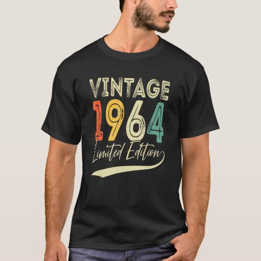 58. Geburtstag 1964 Vintag T-Shirt (Vorderseite)