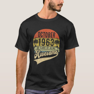 58. Geburtstag 58 Jahre Phantastisch seit 19. Okto T-Shirt