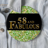 58. Geburtstag Button (Beispiel)