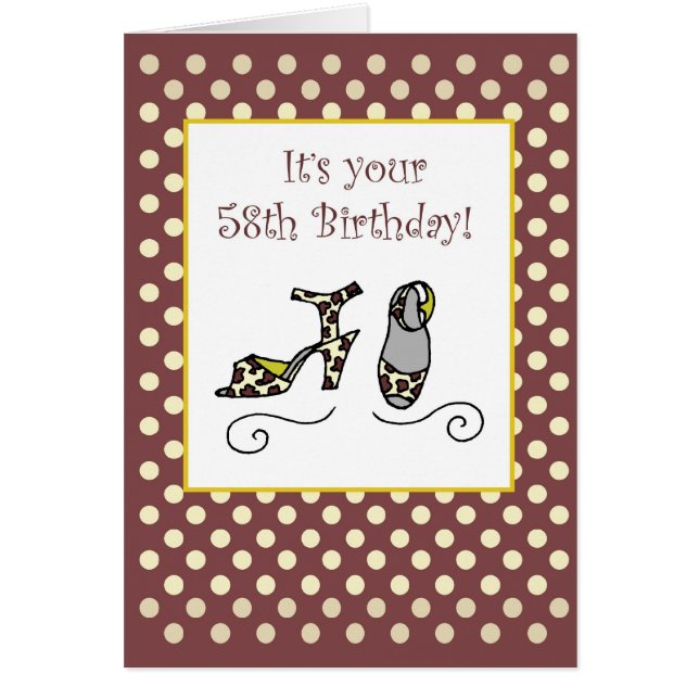 58. Geburtstag Frauenschuhe (Vorne)