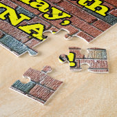 58. Geburtstag: Fun Graffiti-Inspiriert Regenbogen Puzzle (Seite)