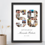 58. Geburtstag Nr. 58 Custom Foto Collage Poster<br><div class="desc">Feiern Sie 58. Geburtstag mit diesem personalisierten 58 Foto Collage Poster. Dieses individuell gestaltbare Geschenk eignet sich auch für Hochzeitsfeiern. Es ist eine großartige Möglichkeit, wertvolle Erinnerungen aus Ihrer Hochzeit und Ihrem verheirateten Leben zu zeigen. Das Poster enthält eine Collage von Fotos, die diese besonderen Momente erfassen, und kann mit...</div>
