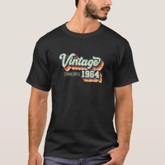 58. Geburtstagsgeschenke Retro Vintag 1964 Origina T-Shirt