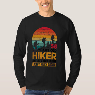 58. Geburtstagswanderberg 58 Jahre Altes Wandern L T-Shirt