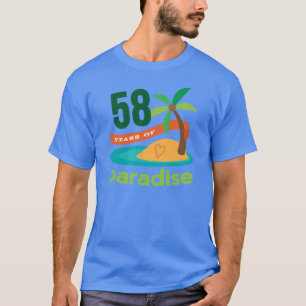 58. Hochzeitstag-lustiges Geschenk für sie T-Shirt