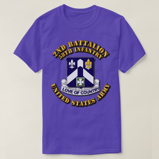 58. Infanterie T-Shirt (Design vorne)