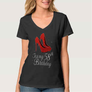 58 Jahre alt 1964 High Heels Es ist mein 58. Gebur T-Shirt