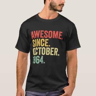 58 Jahre alt Phantastisch seit Oktober 1964 58. Ge T-Shirt