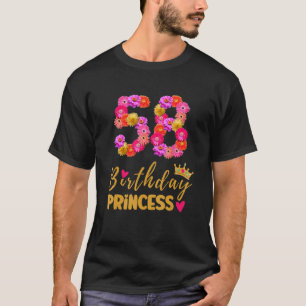 58 Jahre alte Blume der Prinzessin ist meine 58. T-Shirt