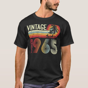 58 Jahre alte Männer Frauen Vintag 1965 Retro 58.  T-Shirt