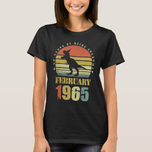 58 Jahre alter Dinosaurier Februar Seit 1965 58. B T-Shirt