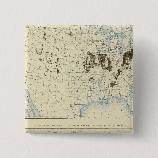 58 Kohle 1890, Eisenerz 1889 Button (Vorderseite)