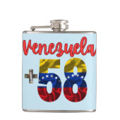 58 Venezuela Pride authentische venezolanische Wur Flachmann (Vorderseite)
