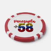 58 Venezuela Pride authentische venezolanische Wur Pokerchips (Einzeln)