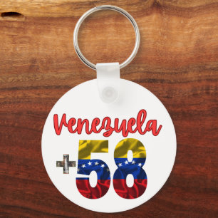 58 Venezuela Stolz Authentische venezolanische Wur Schlüsselanhänger