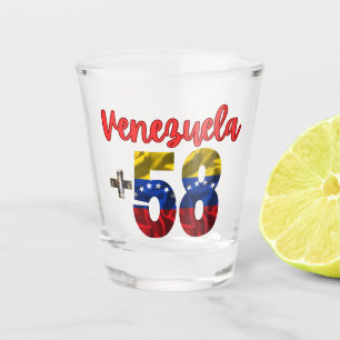 58 Venezuela Stolz Authentische venezolanische Wur Schnapsglas