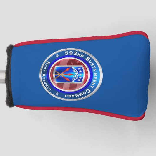 593. Nachhaltigkeitsbefehl "Erholung gesichert" Golf Headcover (Vorderseite)