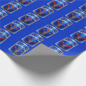 593rd Sustainment Command “Sei versichert” Geschenkpapier (Ecke)