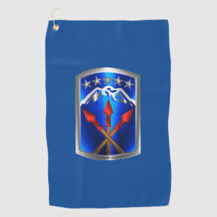 593rd Sustainment Command “Seid versichert” Golfhandtuch