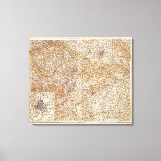 5960 Tschechoslowakei, Ungarn Leinwanddruck (Vorderseite)