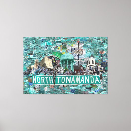 59,26" x 40,00 gespannte Leinwand - Straßen von NT (Vorderseite)