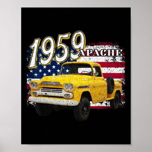 59 Apache Truck 4. Juli Amerikaner Poster (Vorne)