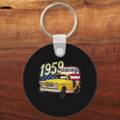 59 Apache Truck 4. Juli Amerikaner Schlüsselanhänger (Vorderseite)