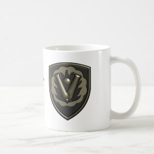 59. Artillerie-Brigaden-Insignie-Flecken Kaffeetasse