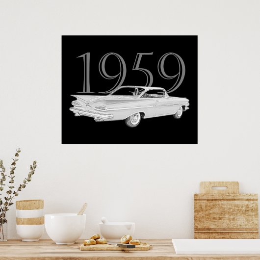 59 Chev Poster (Küche)