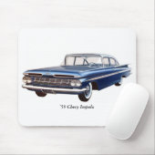 '59 Chevy Impala-Mauspad Mousepad (Mit Mouse)